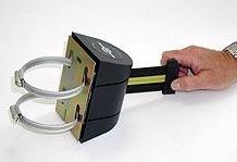 Tensator Rozwijana taśma odgradzająca, ostrzegawcza + kaseta MIDI na obejmy, zapięcie przeciwpaniczne (Długość 4,6 m)