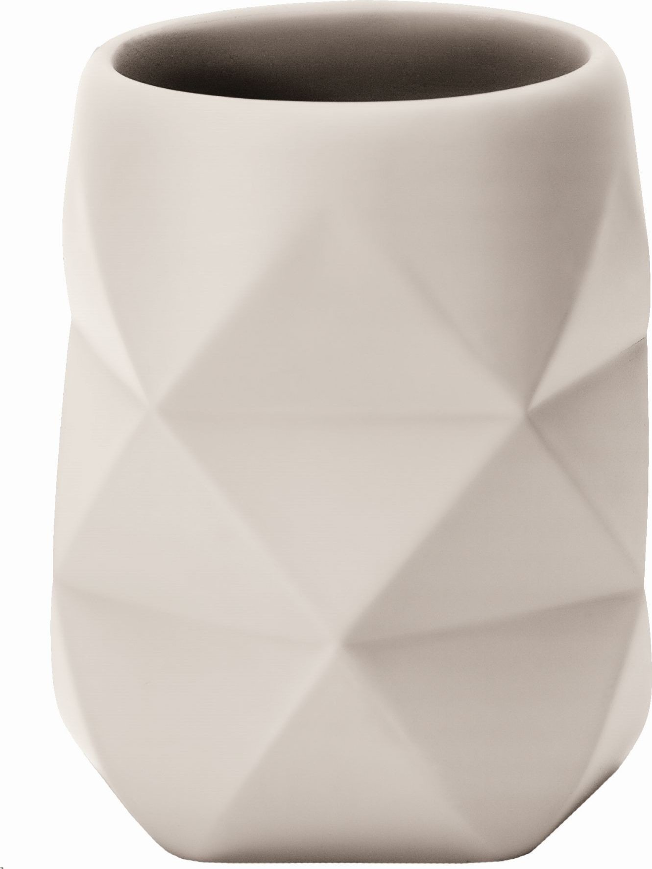 Kleine Wolke Crackle Kubek łazienkowy beż