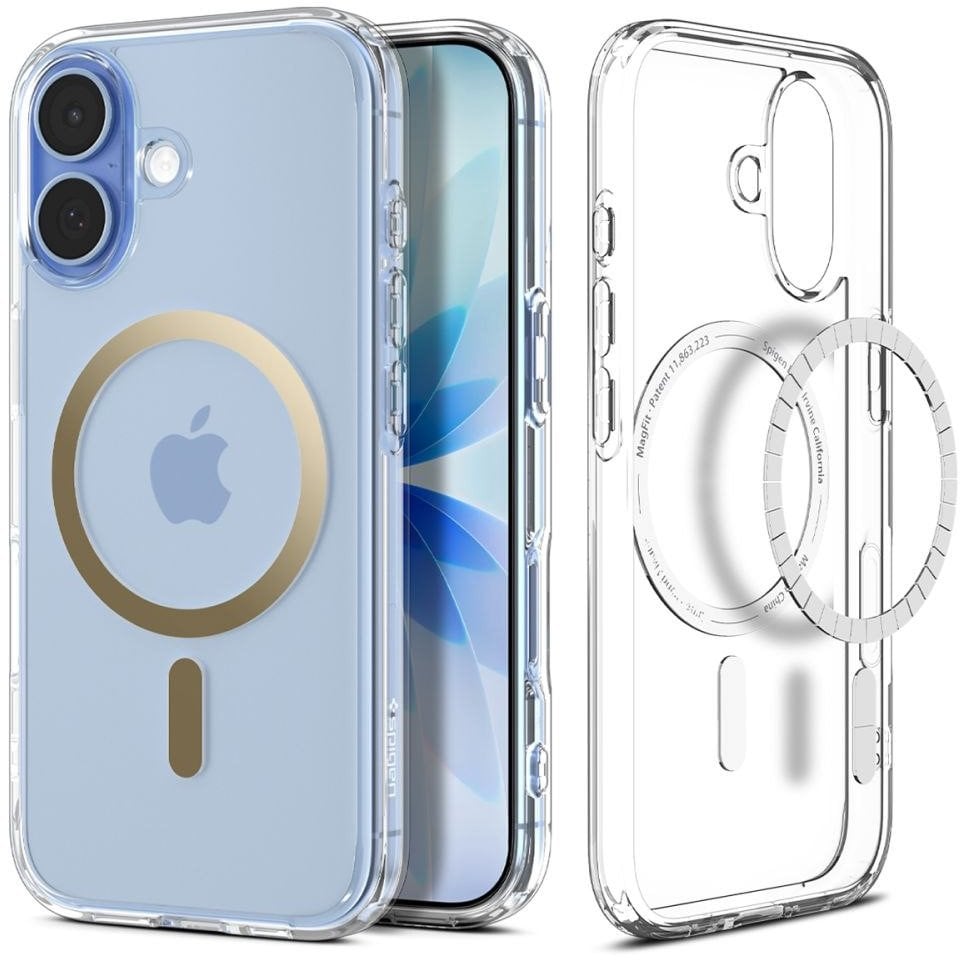SPIGEN ULTRA HYBRID MAG MAGSAFE IPHONE 17 CLEAR/GOLD