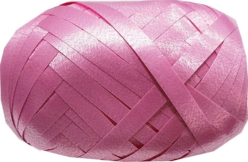 Fastima Tasiemka wstążka metalizowana Rózówa 10m