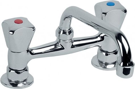 Bateria umywalkowa KFA Standard stojąca chrom (301-310-00)