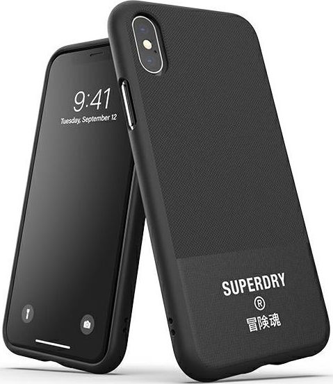 Dr Nona SuperDry Moulded Canvas iPhone X/Xs Case czarny/black 41544