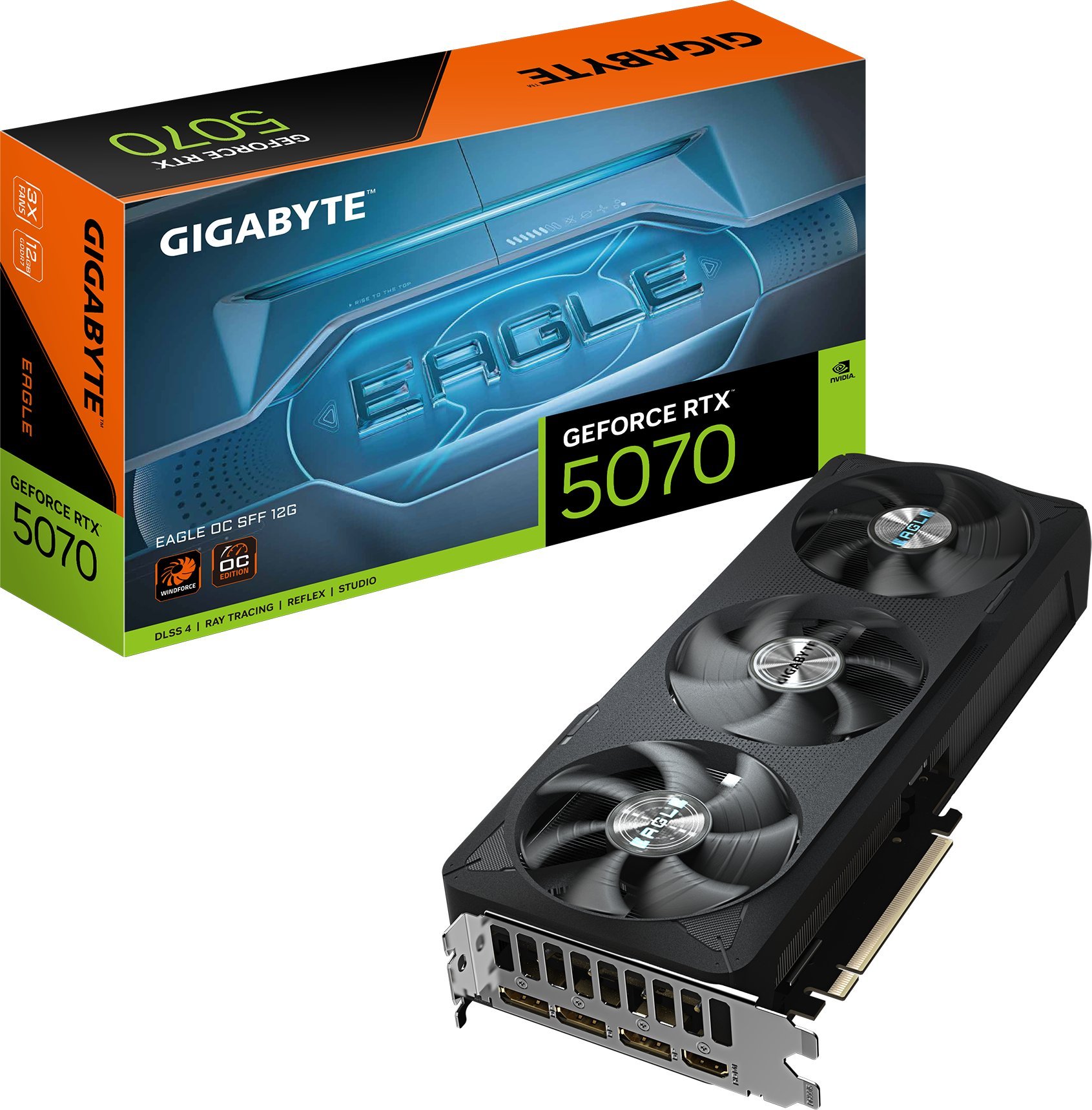 Karta graficzna Gigabyte GeForce RTX 5070 Eagle OC SFF 12GB GDDR7 (GV-N5070EAGLE OC-12GD)