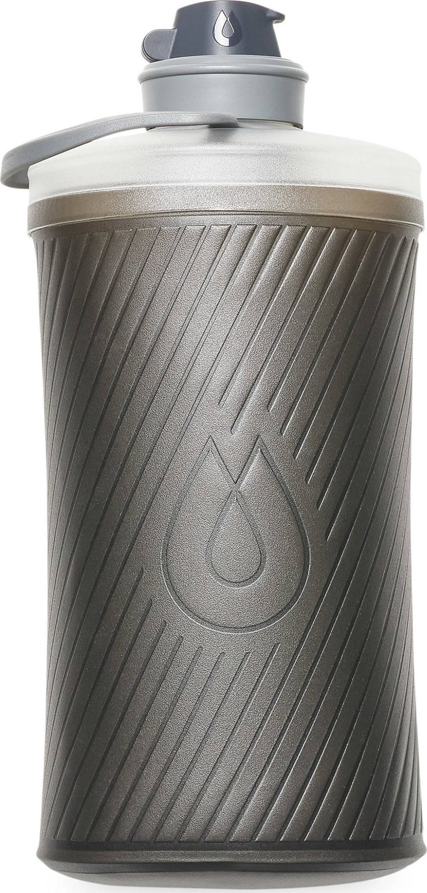 HydraPak Butelka turystyczna HydraPak Flux Bottle 1,5L - mammoth grey Uniwersalny