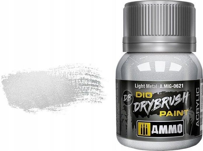 Vallejo Ammo: DIO Drybrush - Light Metal