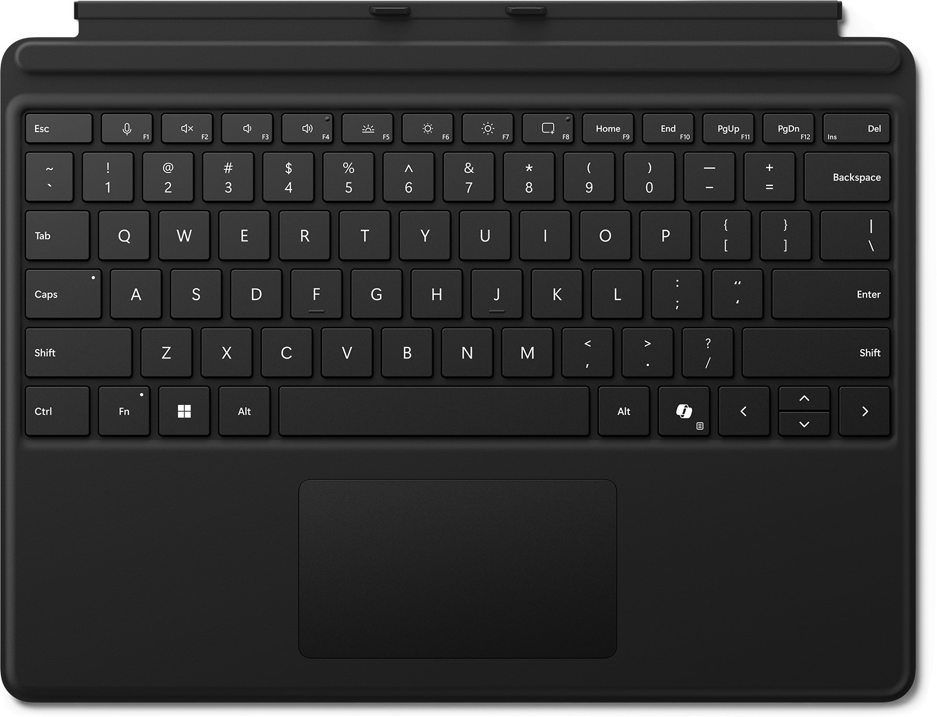 Microsoft Surface Pro Keyboard Niemiecki Microsoft Cover port Czarny