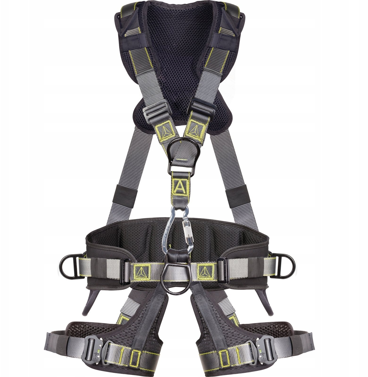 SZELKI DO ASEKURACJI Z PASEM BIODROWYM I PASAMI UDOWYMI - 5 PUNKTÓW ZACZEPOWYCH