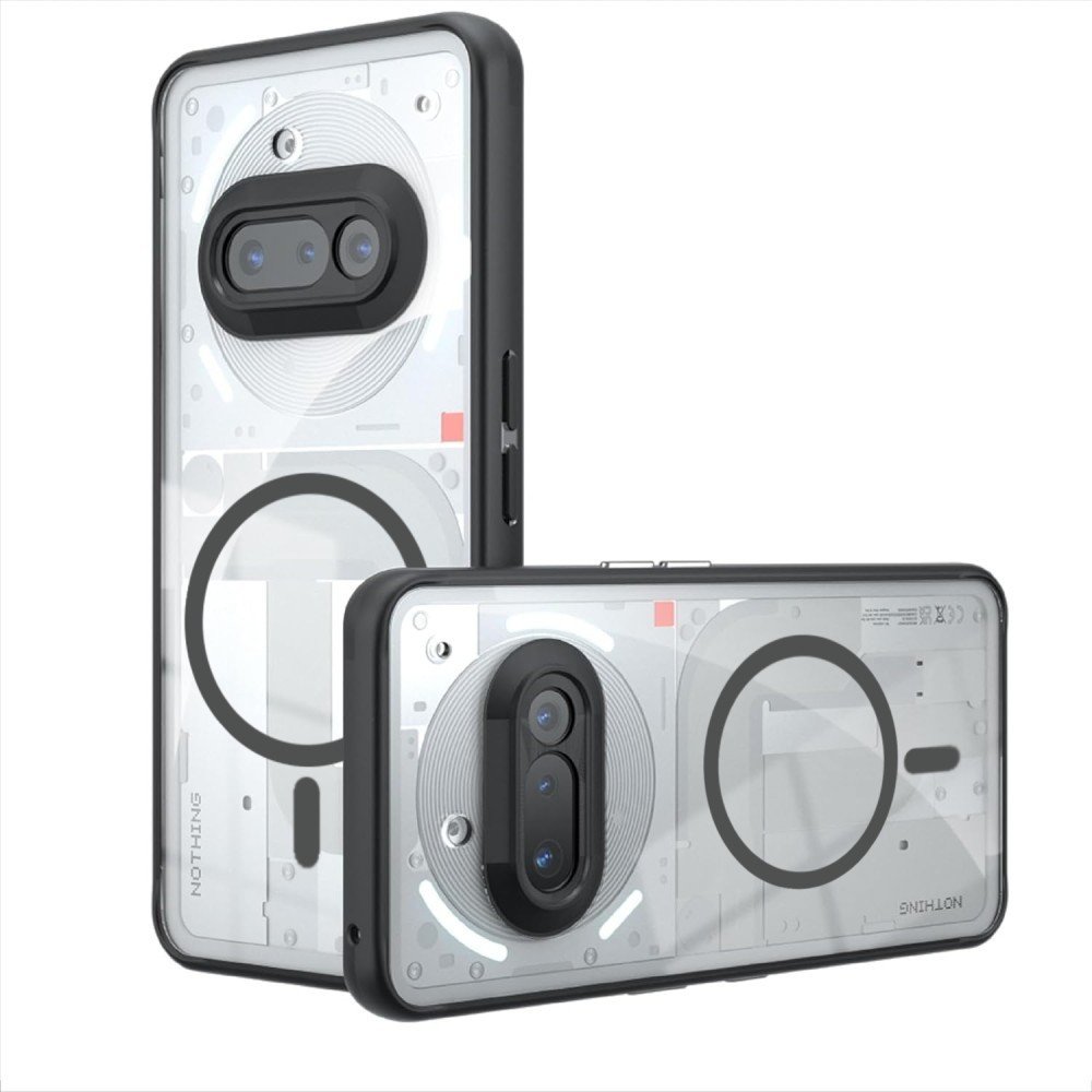 Etui Supero TPU Acrylic do Nothing Phone 3A Magsafe, czarne