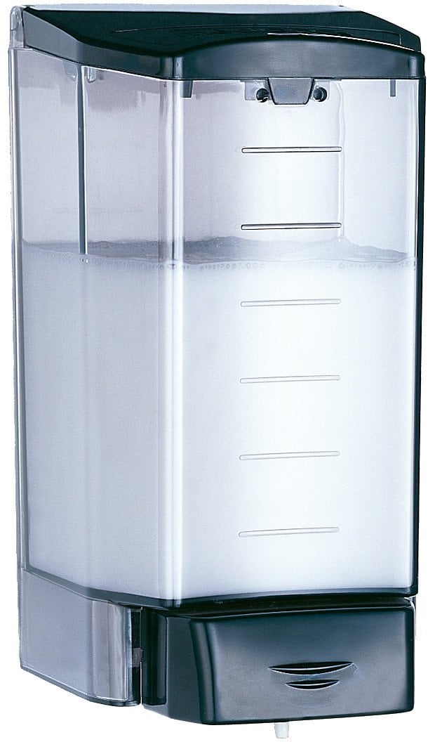 Dozownik do mydła Mediclinics MEDICLINICS DJ0020F Dozownik na mydło, Abs, czarny, 1,1 L