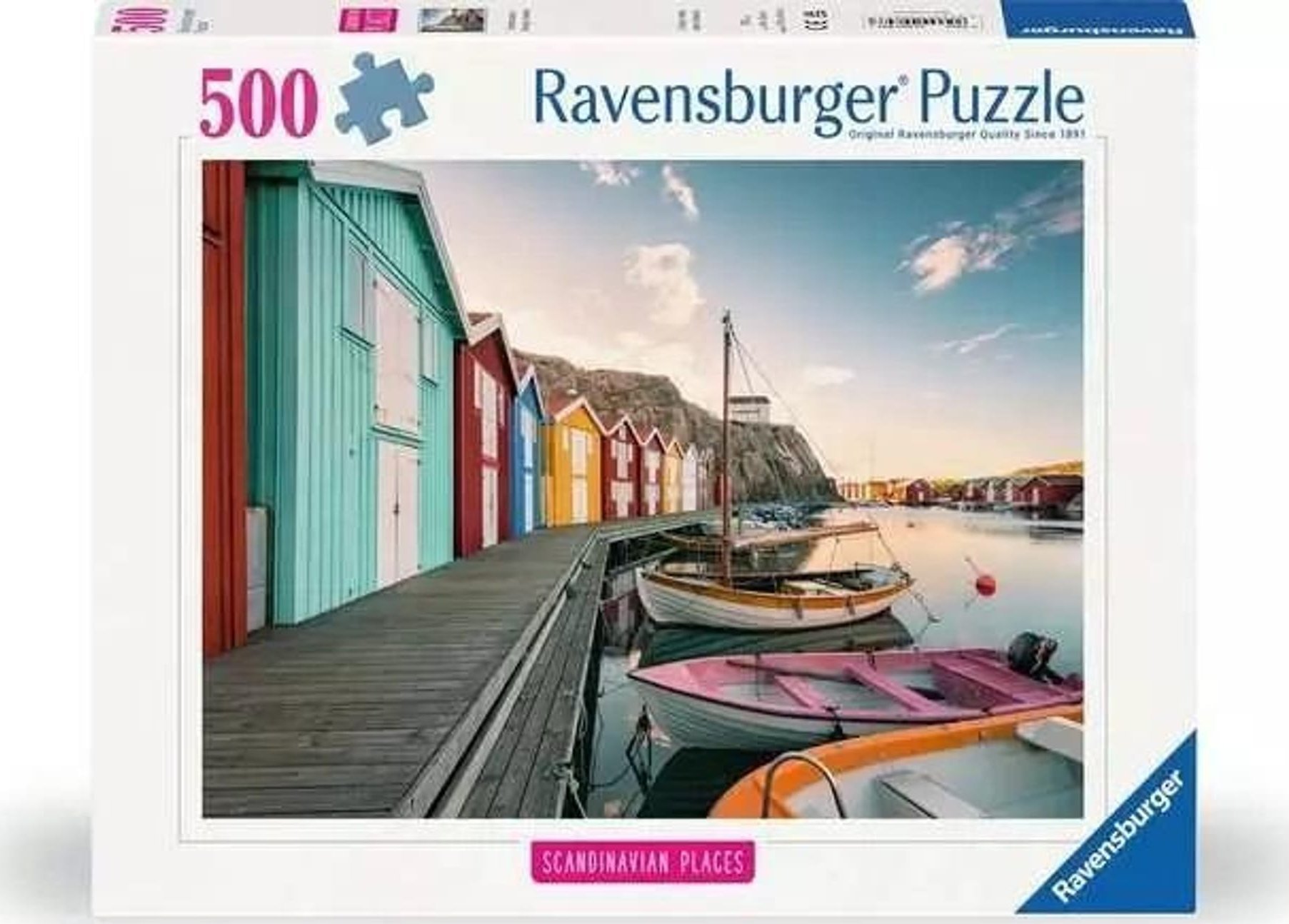 Ravensburger Puzzle Przystań dla Łodzi w Smgen 500 elementów