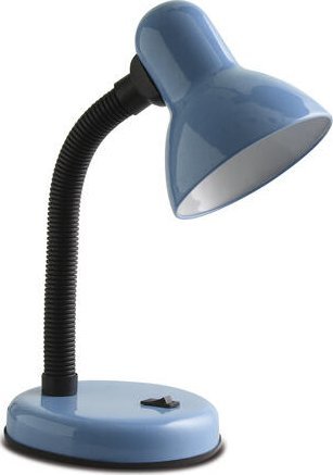 Lampka biurkowa GTV niebieska (LB-RIOE27-40)