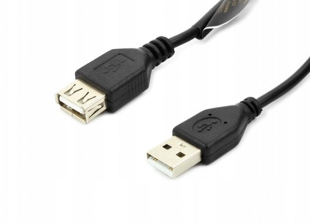 Kabel USB Accura USB-A - USB-A 3.0m M/F czarny