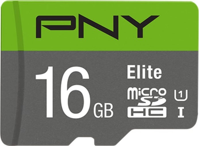 Karta PNY Elite MicroSDHC 16 GB Class 10 UHS-I/U1 (P-SDU16GU185GW-GE)