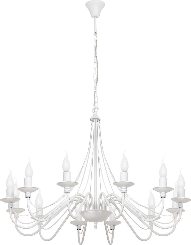 Lampa wisząca Aldex Róża klasyczna biały (397R)