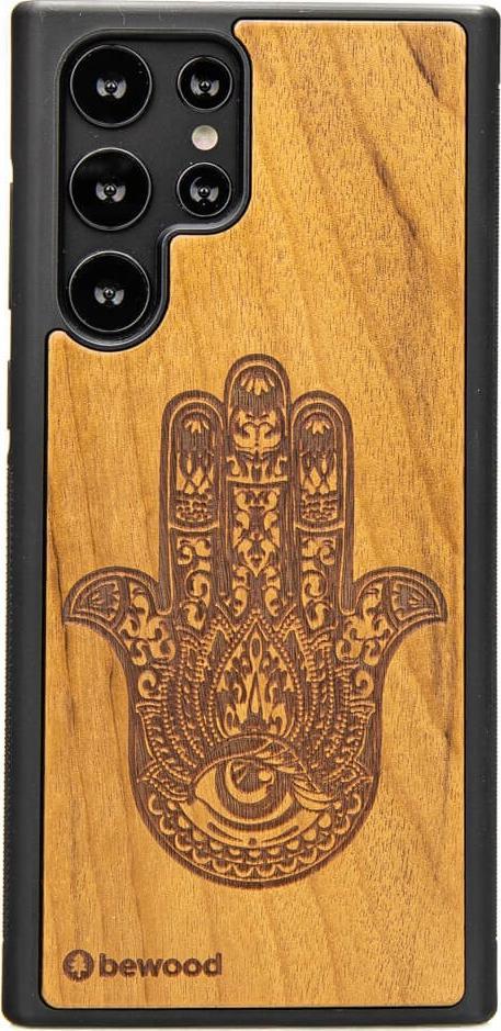 BeWood Drewniane Etui Samsung Galaxy S22 Ultra HAMSA IMBUIA