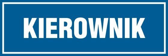 TD Systems PA023 Piktogram Kierownik