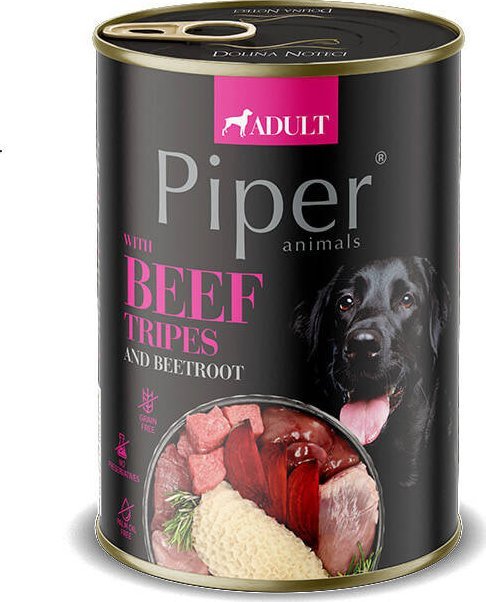 Mokra Karma dla psa Piper Animals z żołądkami wołowymi i burakiem 400 g