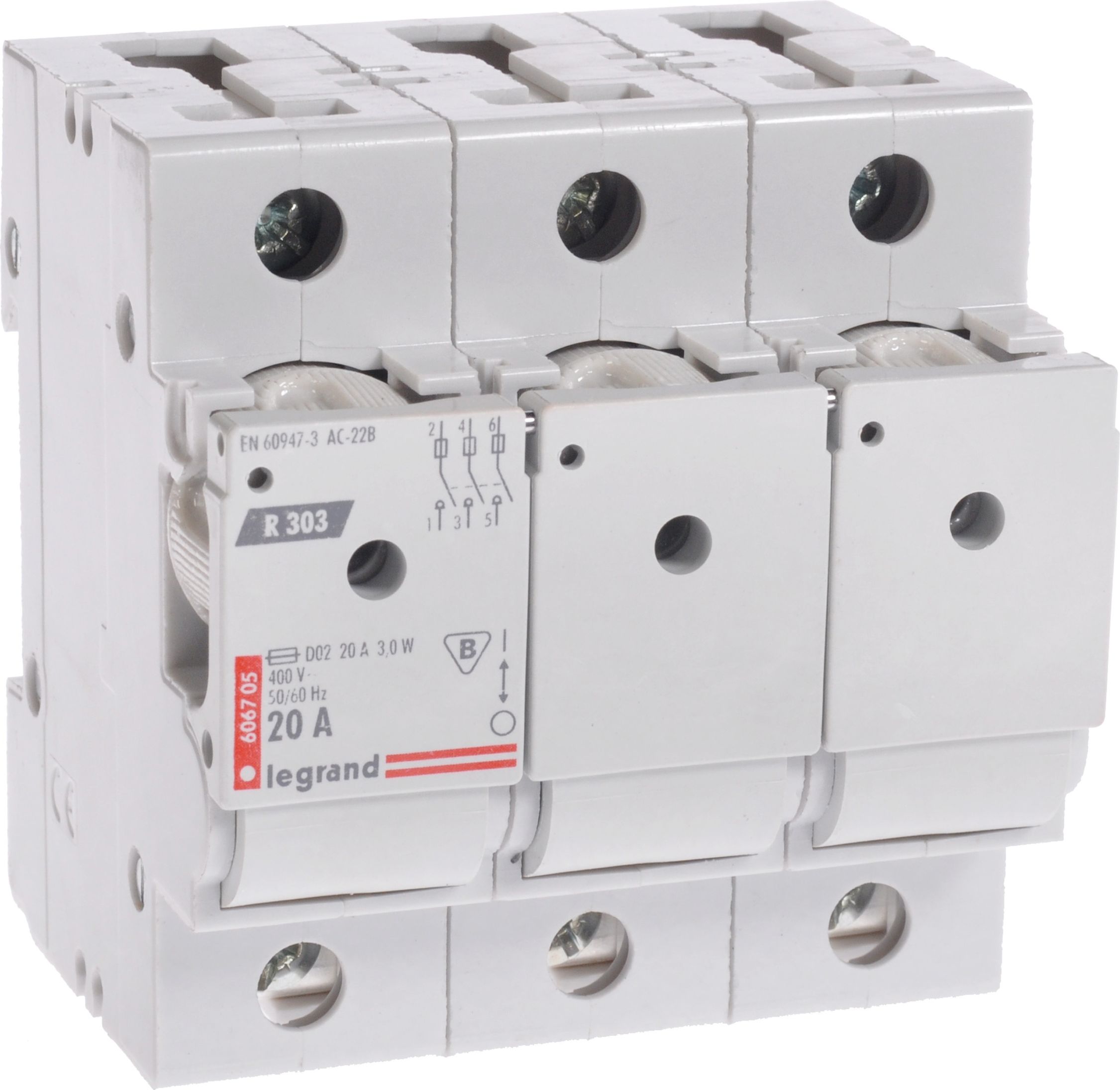 Legrand Rozłącznik bezpiecznikowy R 303 20A 3P - 606705