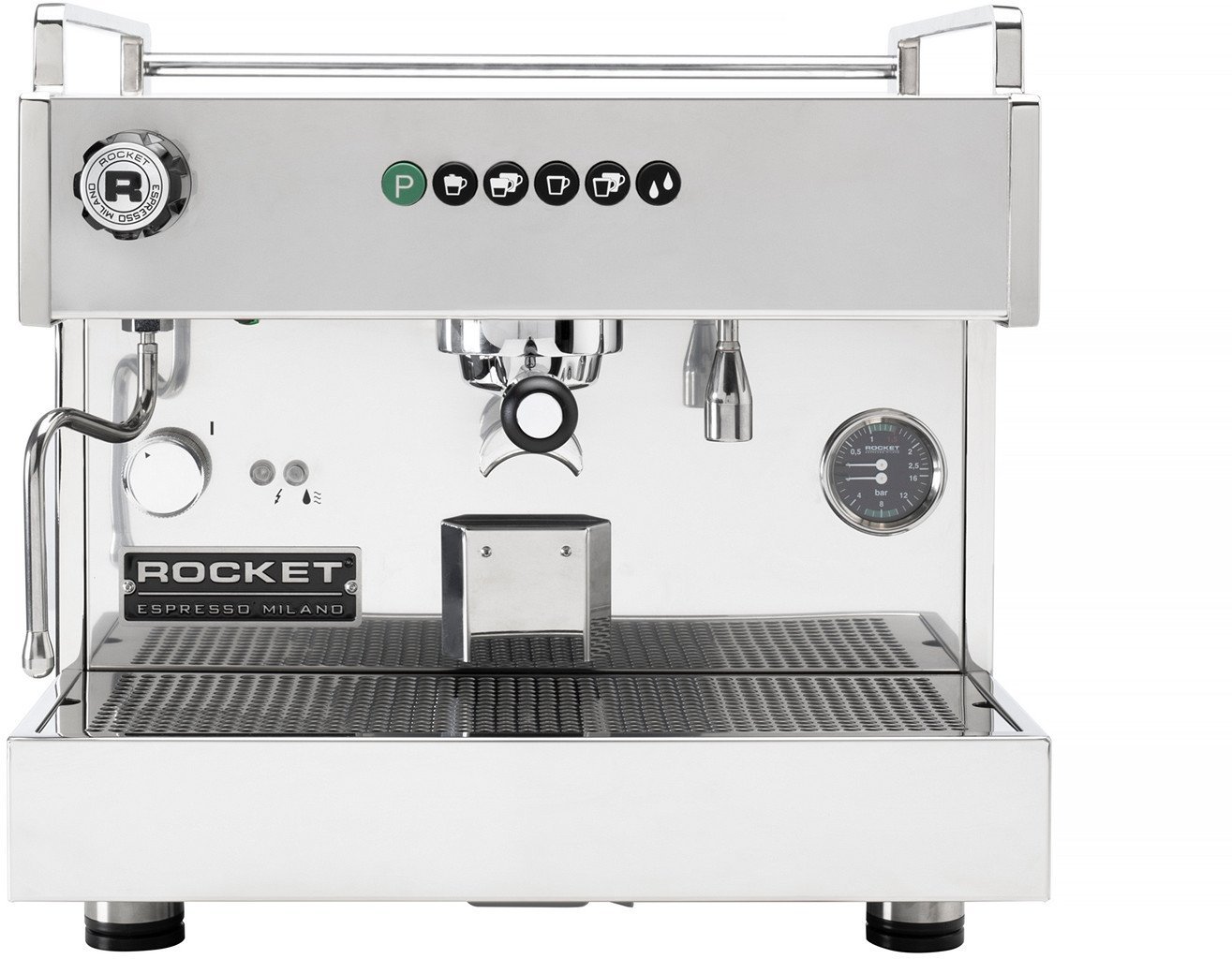 Rocket - ekspres kolbowy Boxer Tank 1 grupa stalowy