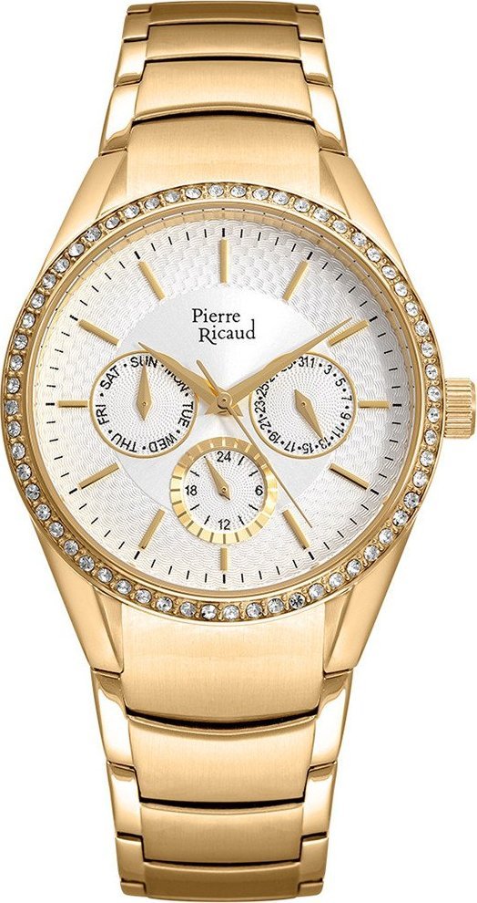Zegarek Pierre Ricaud Zegarek damski Pierre Ricaud P21032.1113QFZ złoty