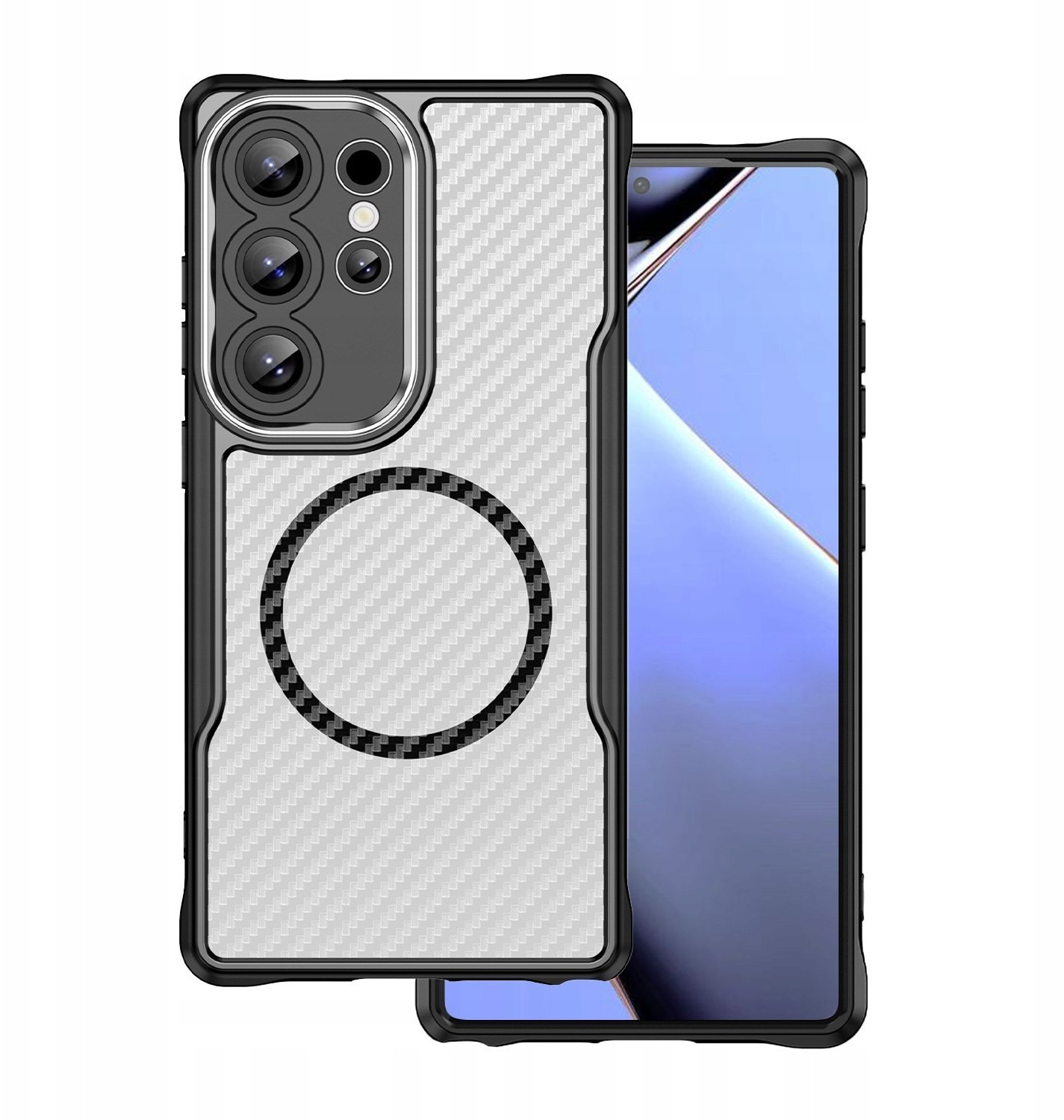 Nakładka Defender Carbon Magsafe case do Samsung Galaxy S24 czarny