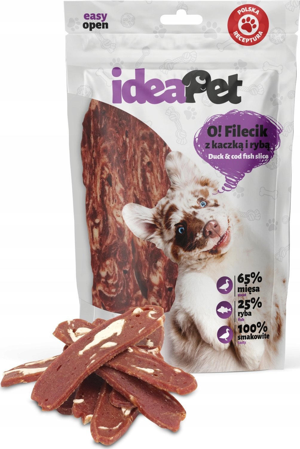 IdeaPet IdeaPet O! Fileciki z kaczką i rybą 70g