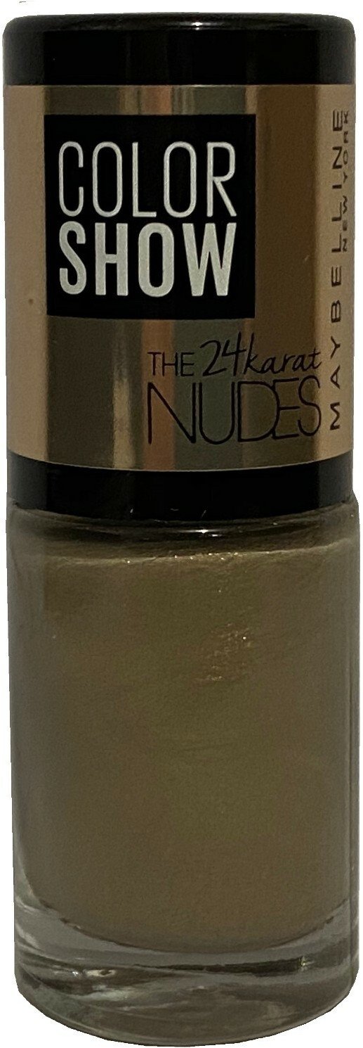 Maybelline Maybelline, Color Show The 24 Karat Nudes, Nail Polish, Nr. 476, Shimmer & Chic, 7 ml For Women