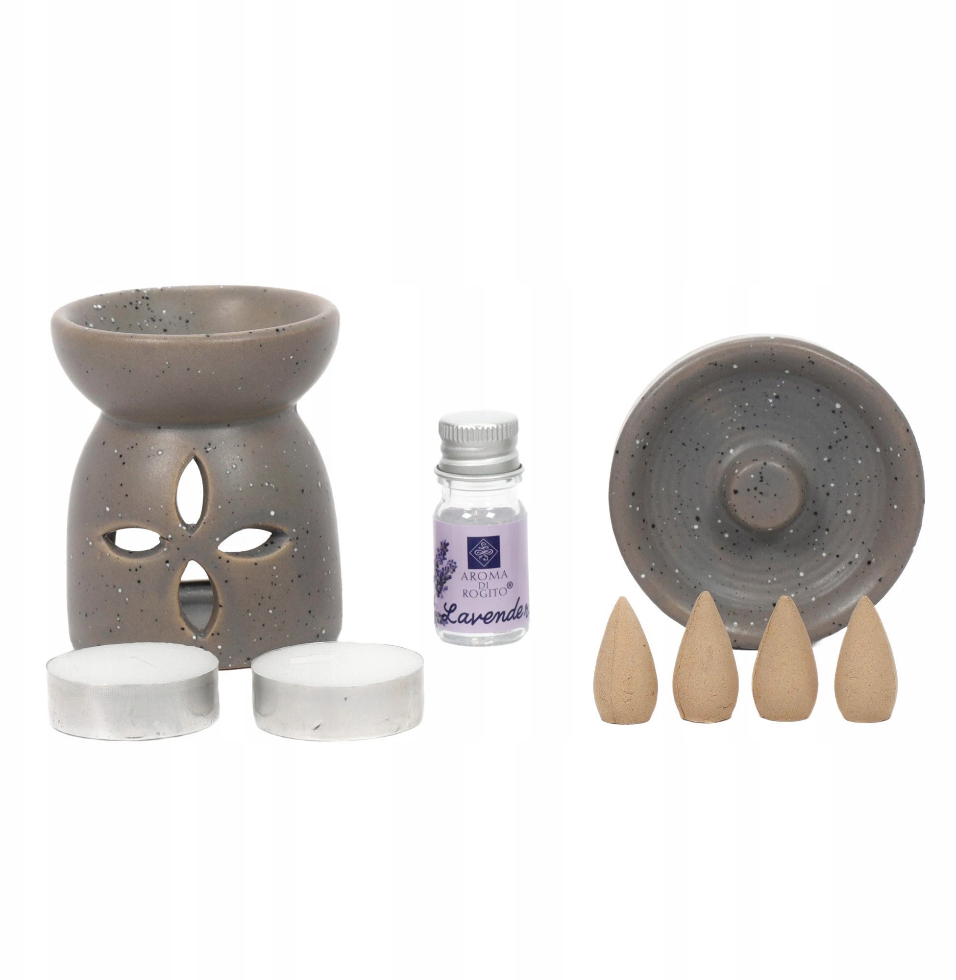 Kominek zapachowy + kadzidła HAPO, 9 elementów