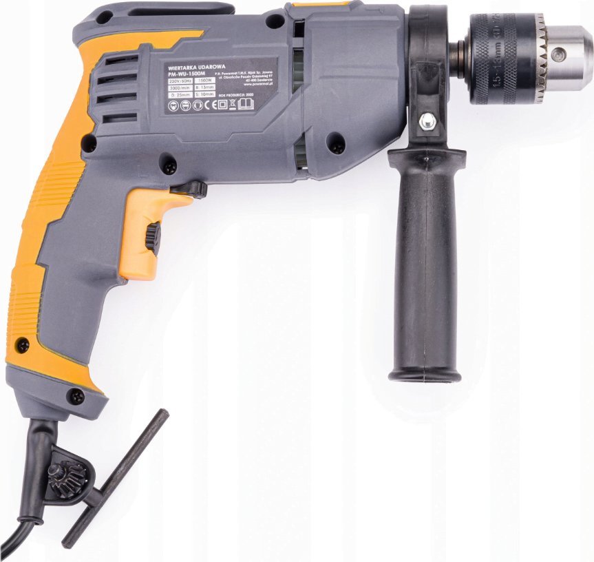 Wiertarka Powermat Wiertarka udarowa elektryczna 1500W moc udar mocna Powermat PM-WU-1500M