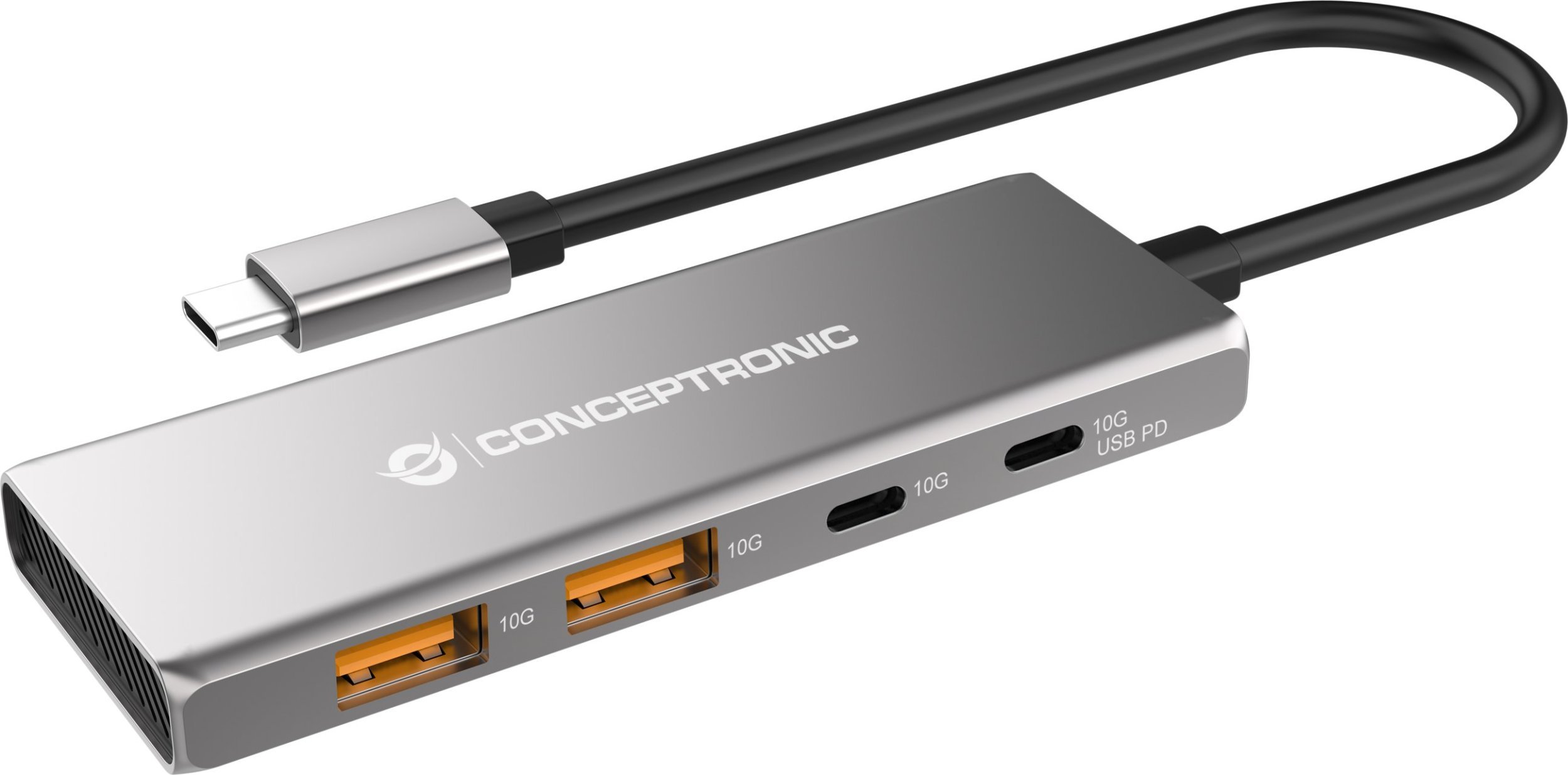 Adapter AV Conceptronic CONCEPTRONIC Dock USB-C->2xUSB-C,2xUSB-A,100WPD o.N.0.25m gr