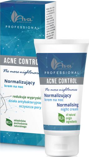 Ava Control Professional Normalizujący krem na noc, 50ml