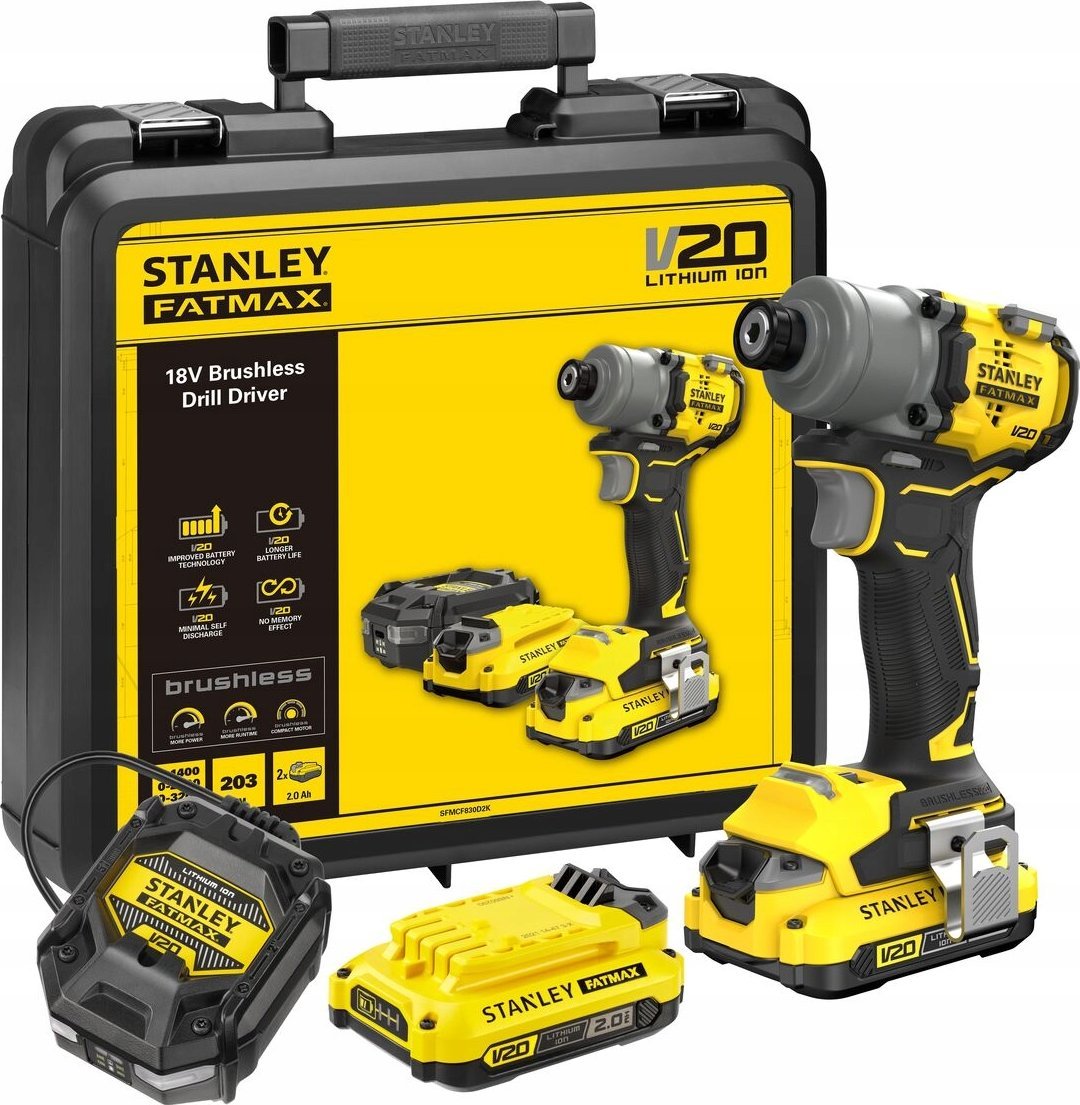 Stanley Zakrętarka SFMCF830D2K-QW 18 V