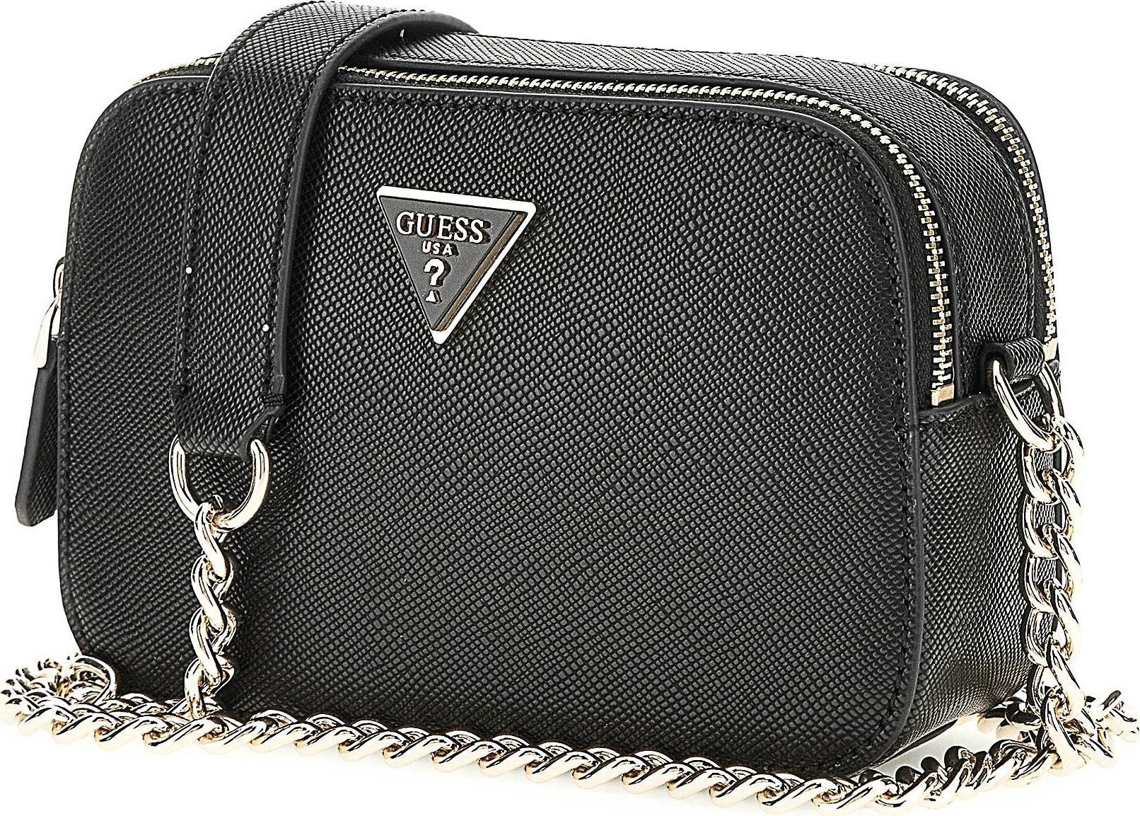 Guess, Noelle, Textile Crossbody Bag, Black, HWZG78, For Women For Women