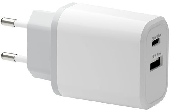 Ładowarka dbramante re-charge Zasilacz 30 Watt 2 Wyjścia (24 pin USB-C, USB Typ A) biały Europa