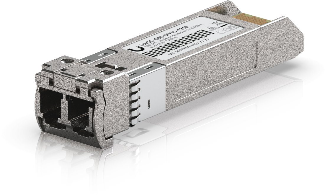 Ubiquiti UACC-OM-SFP10-1310 moduł przekaźników sieciowych Swiatłowód 11300 Mbit/s SFP+ 1310 nm