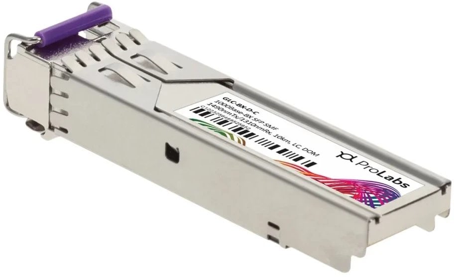 3rd Party ProLabs GLC-BX-D-C - SFP (Mini-GBIC)-Transceiver-Modul - 1GbE, Fibre Channel - 1000Base-BX-D - LC Single-Modus - bis zu 20 km - 1490 (TX)