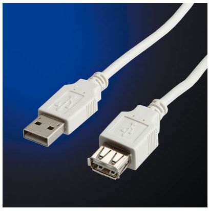 Kabel USB Value USB-A - 1.8 m Biały (11.99.8949-100)