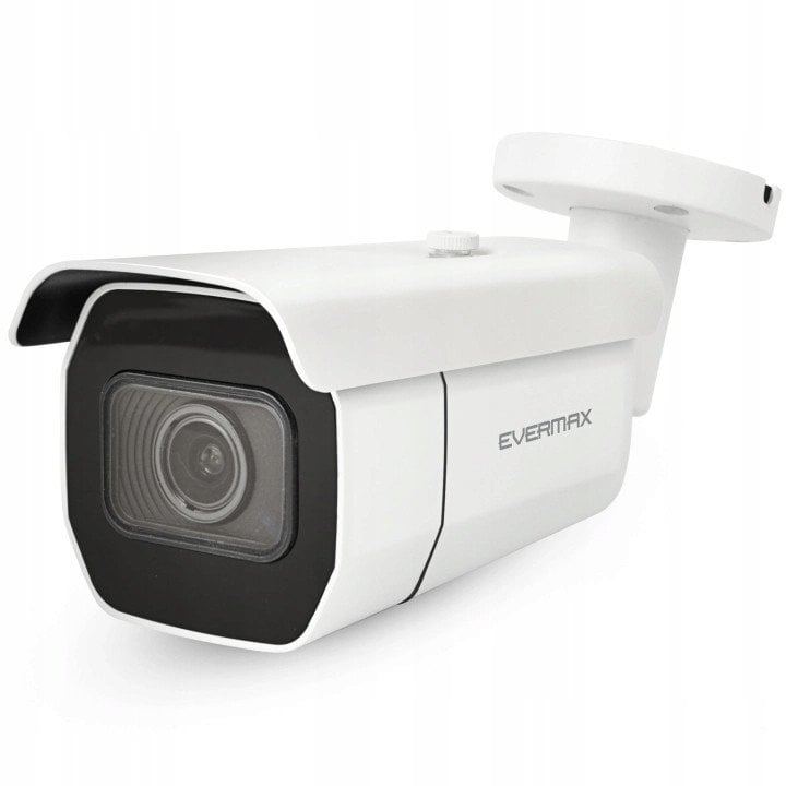 EVERMAX EVX-IP5ZB02-IR-Ai-W Kamera IP tubowa biała 5Mpx 2.7-13.5mm IR 60m AI IP67 mikrofon