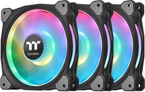 Wentylator Thermaltake Riing Duo 14 RGB 3-pack + Hub (CL-F078-PL14SW-A)