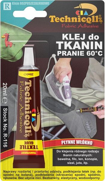 Technicqll Technicqll - Klej do tkanin 20ml uniwersalny