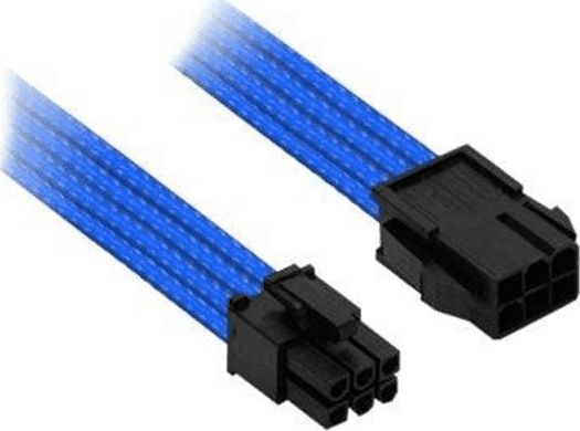 Nanoxia PCIe 6-pin - PCIe 6-pin, 0.3m, Niebieski (NX6PV3EB)