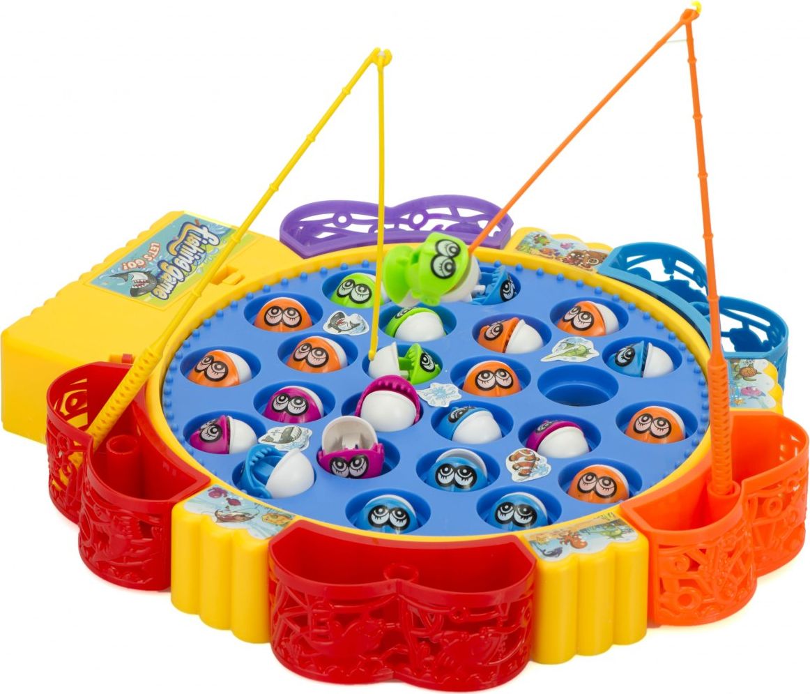 Ikonka Gra rodzinna rybki łowienie 24 rybek