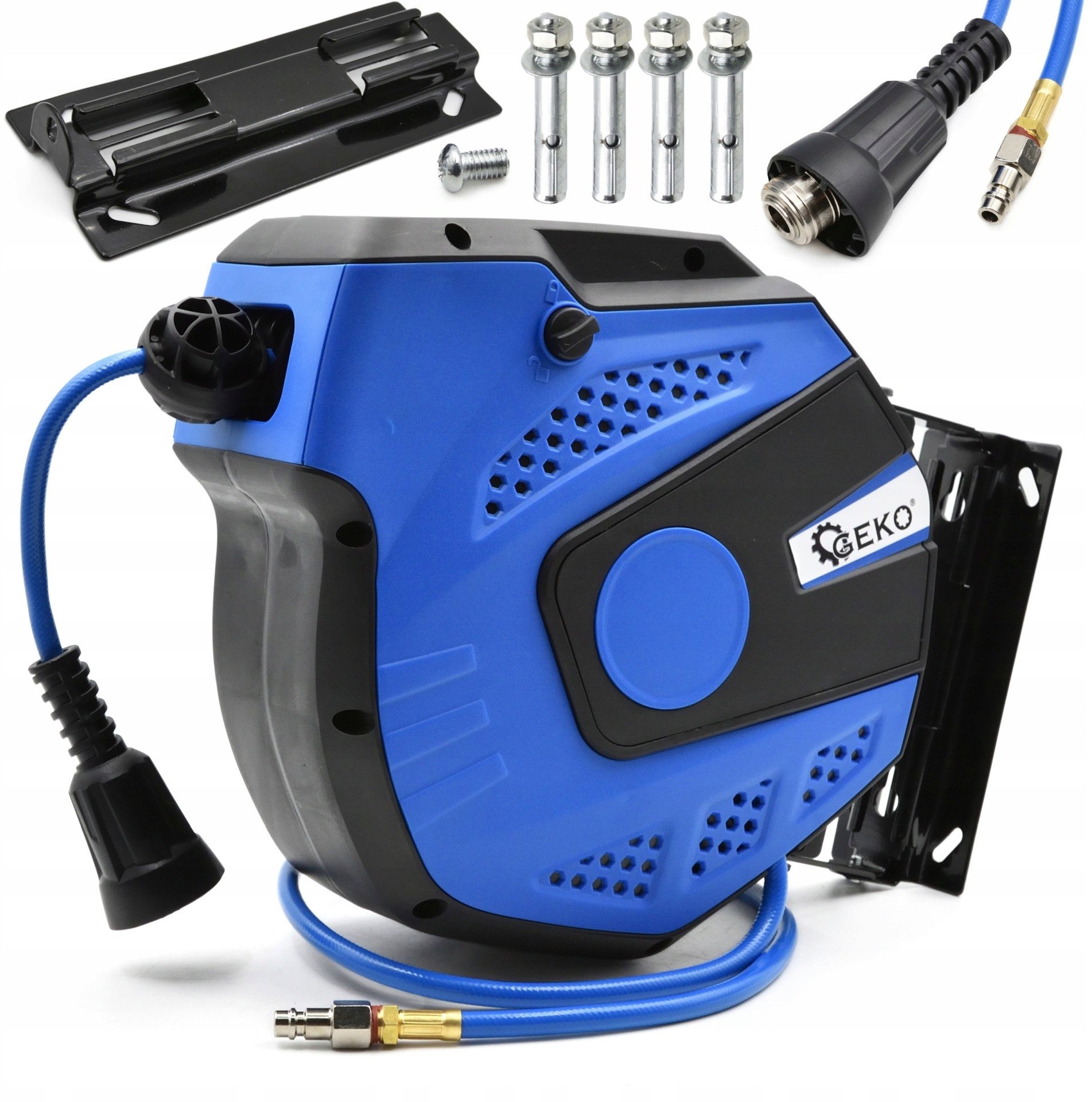 Wąż pneumatyczny na zwijaku 14m 6,5x10mm (4)