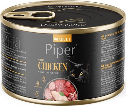 Mokra karma dla kota Piper Animals z kurczakiem 185 g