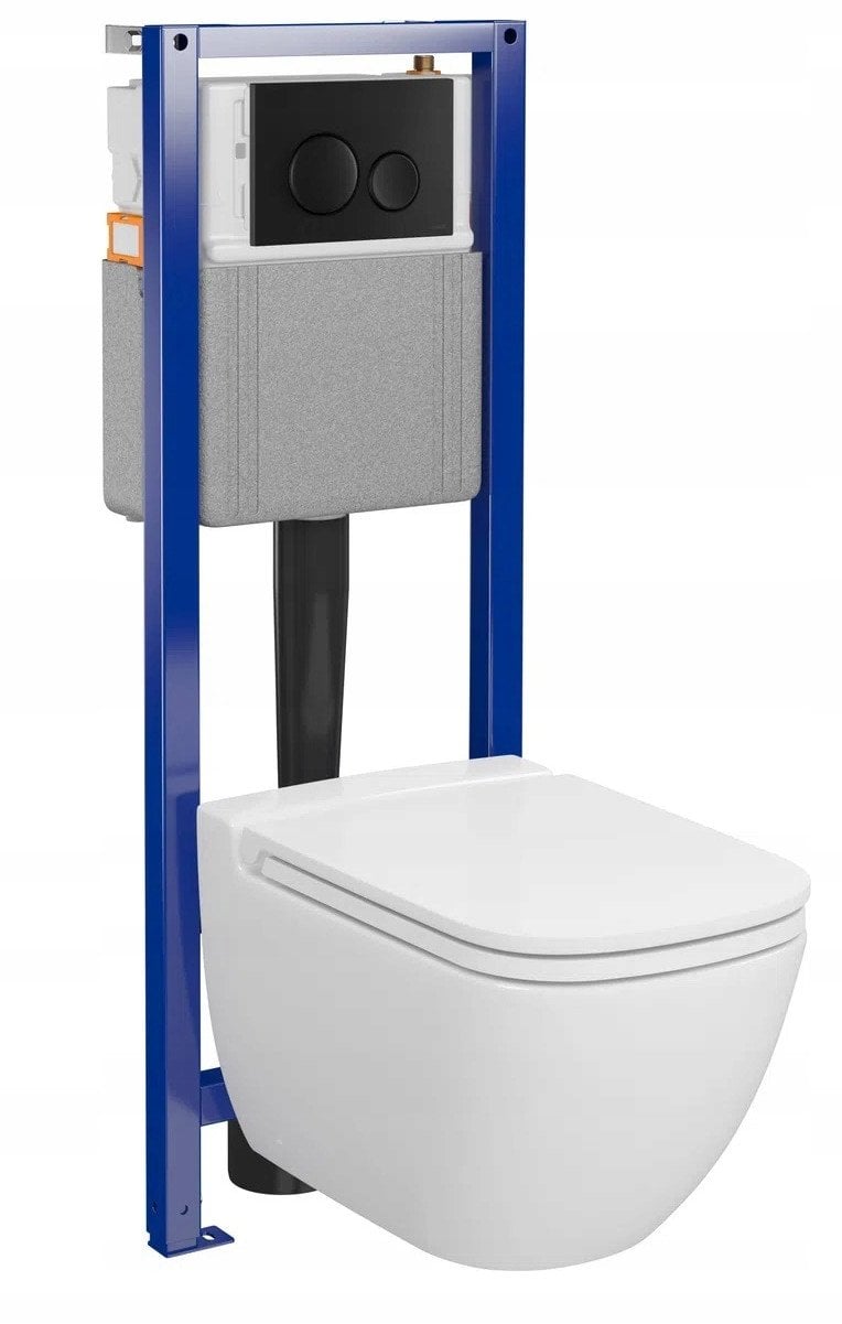 S4005-015 / CERSANIT/ SYSTEM 40 /MZ CASPIA / DS DUR WO ŁW / PRZYC. LUNA CZARNY MAT