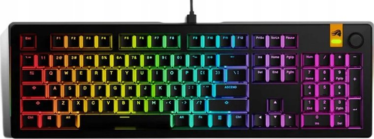 Klawiatura Glorious GMMK 3 HE 100 % Custom klawiatura do gier - Pre-Built, ANSI (US), Fox HE Switches, czarny