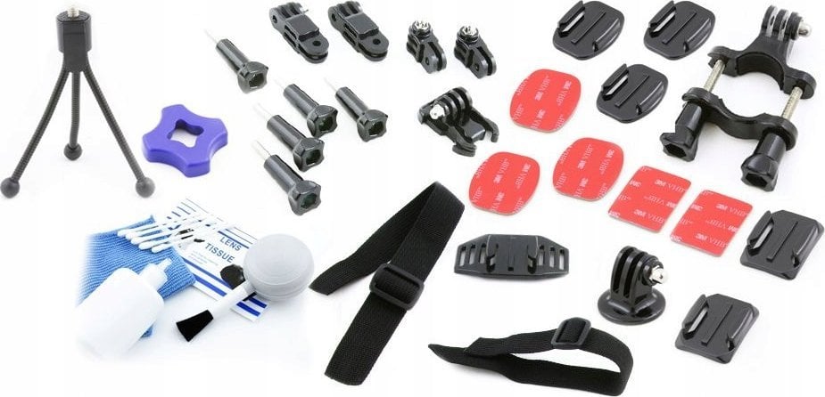 Xrec Zestaw Basic Xl Do Gopro Hero 5 4 3+ 3 2 1 + / Sjcam / Xiaomi / Xiaoyi