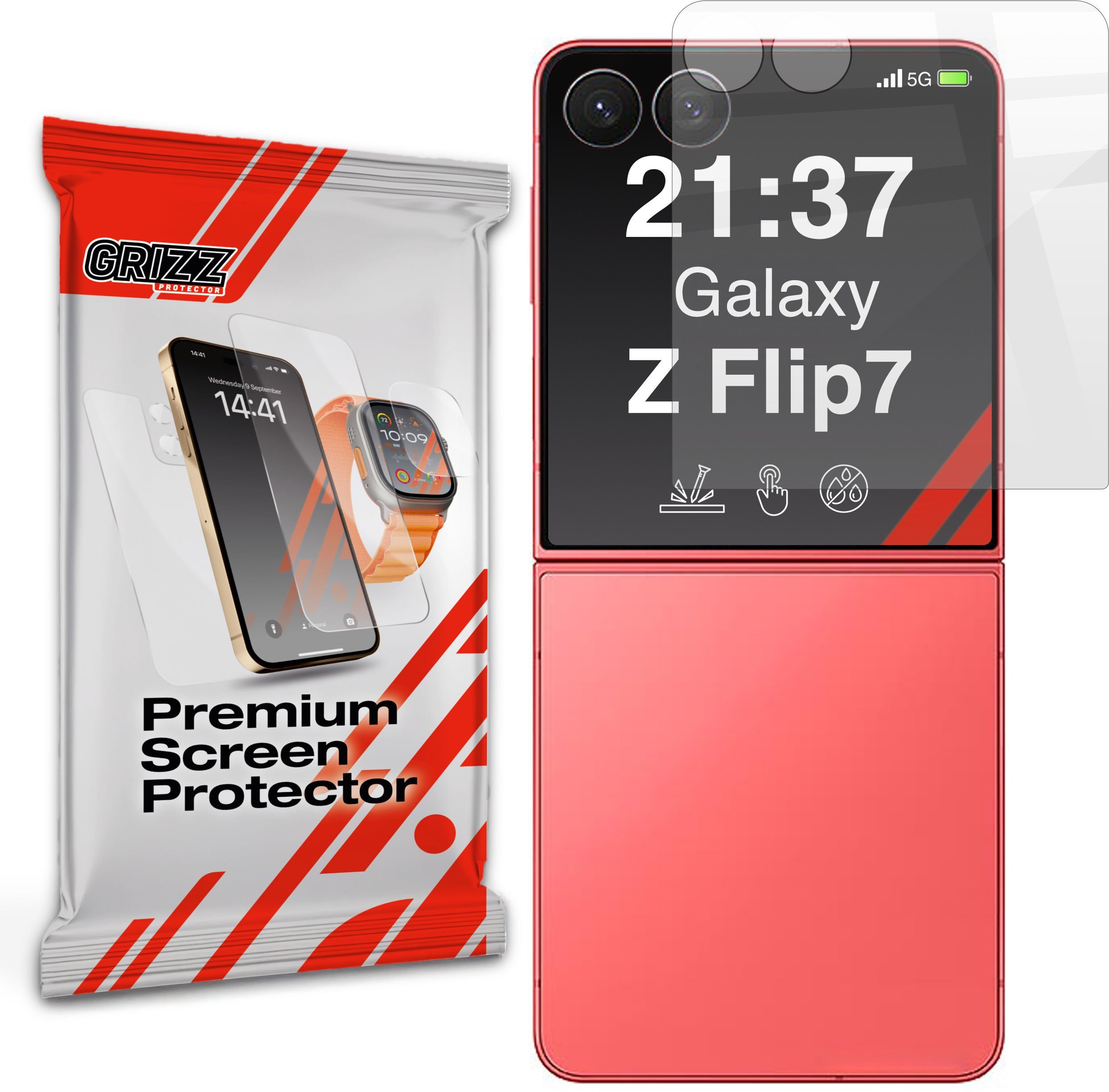 Folia ceramiczna GrizzGlass CeramicFilm do Samsung Galaxy Z Flip7