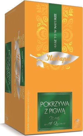 Herbapol Herbata Breakfast kopertowana - Pokrzywa z pigwą 20 torebek