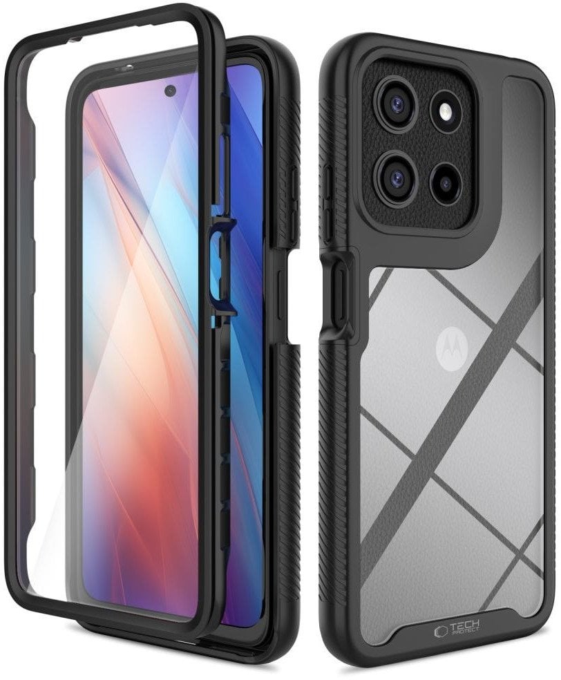 Etui Tech-Protect Defense do Motorola Moto G56 5G Black